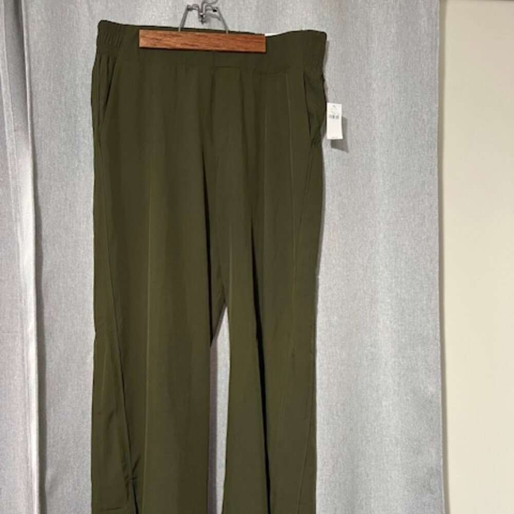 Old Navy wide leg, high rise, 'satiny' pants